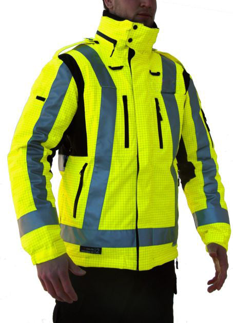 Kendric Mens EMS Hi-Vis Soft Shell Jacket