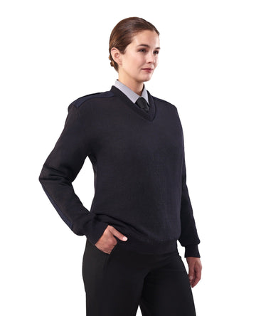 Cobmex - Women's V-neck Lined Jersy Knit,  Windproof
