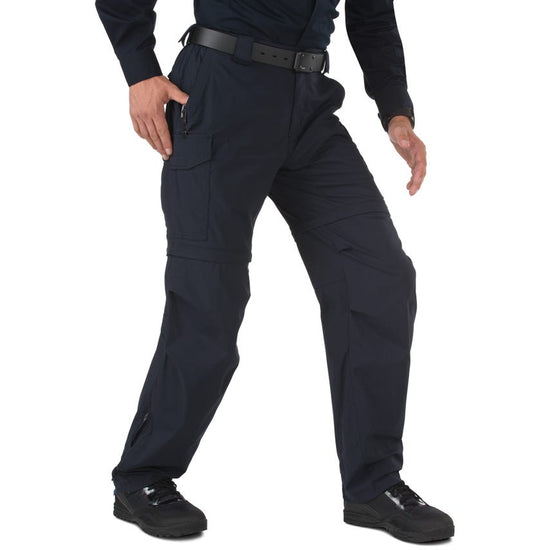 Zip-off Legs: Allows for easy transition to shorts, with a 9” inseam when off.