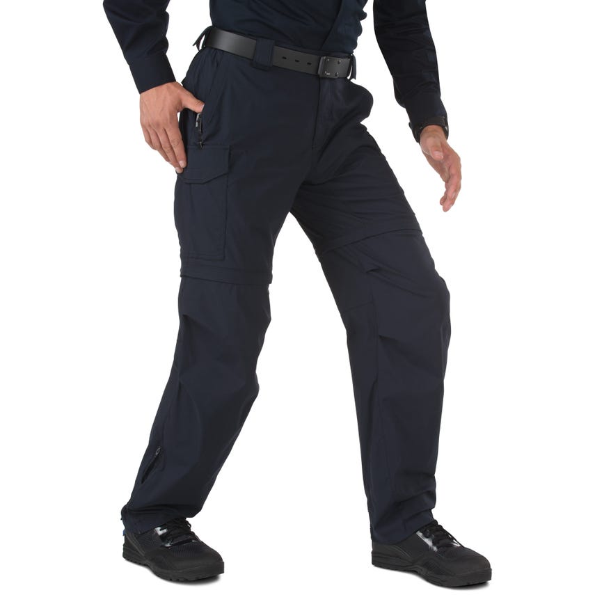 Zip-off Legs: Allows for easy transition to shorts, with a 9” inseam when off.