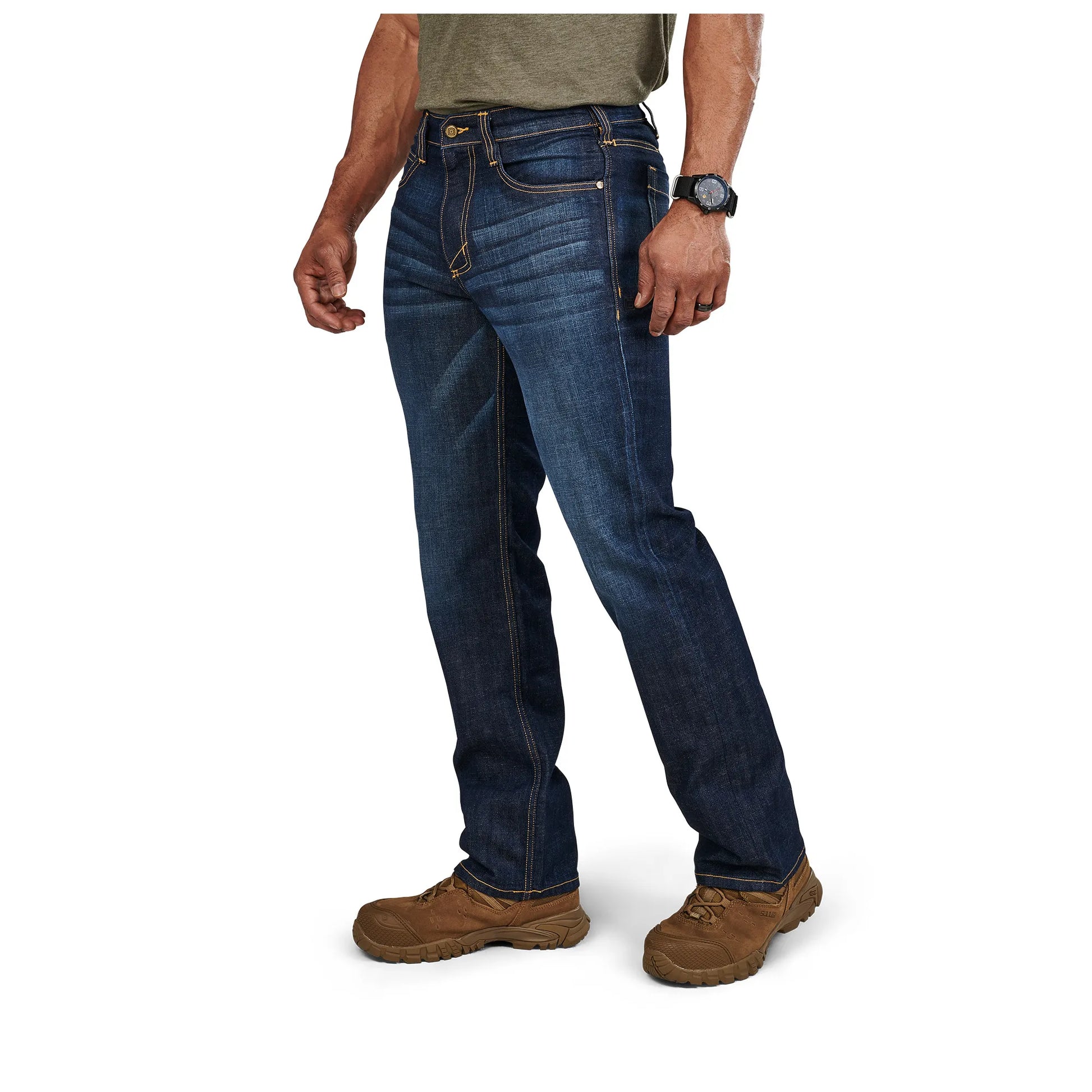 Stretch-Infused Blend: Offers flexibility and comfort for all-day movement.