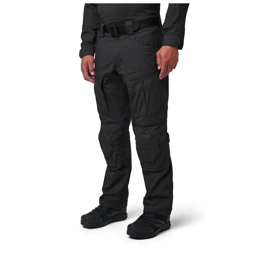 Two-way zipper at front fly for easy access.
