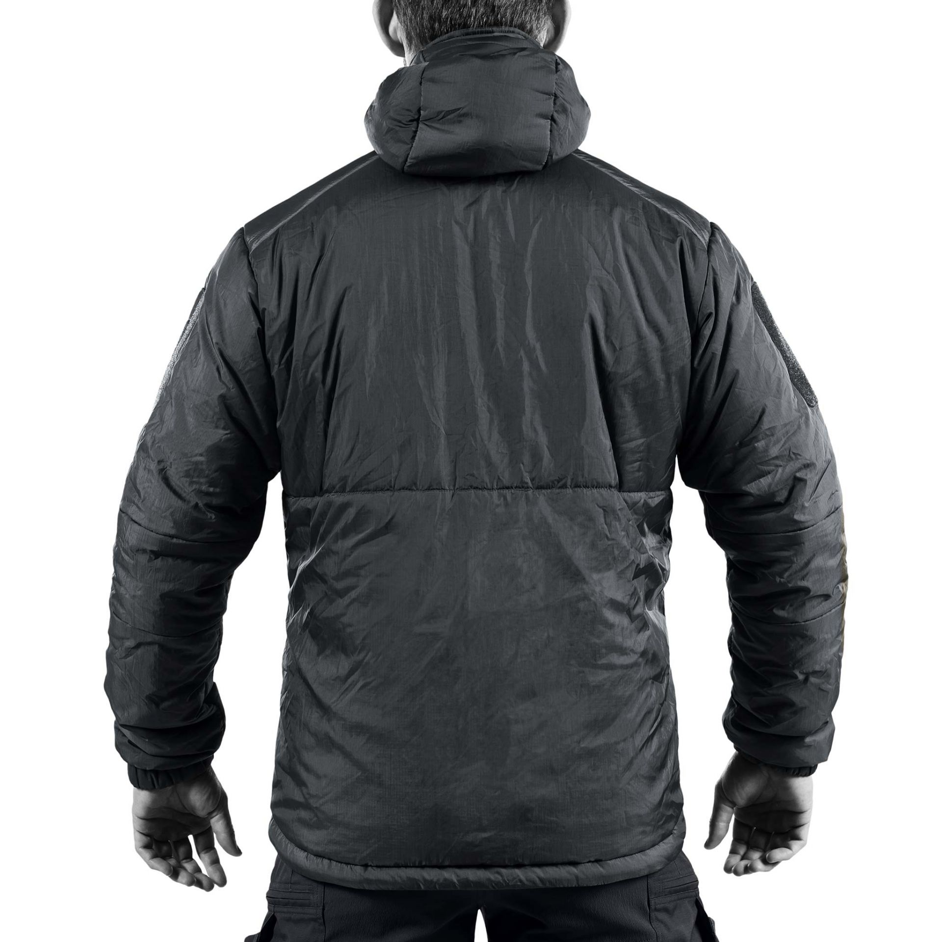 Experience versatility with UF PRO Delta ComPac Tactical Winter Jacket. Hood/Harness system can be detached for an unobstructed view.