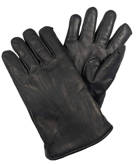 Hakson - Winter Gloves, Bulky Knit Wool Lining, Black