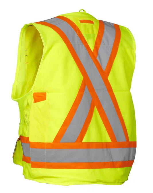 Hi Vis Safety Surveyor's Vest