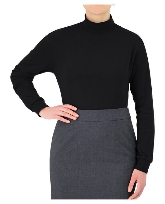 Cobmex - Classic "Mock" Neck, Long Sleeve