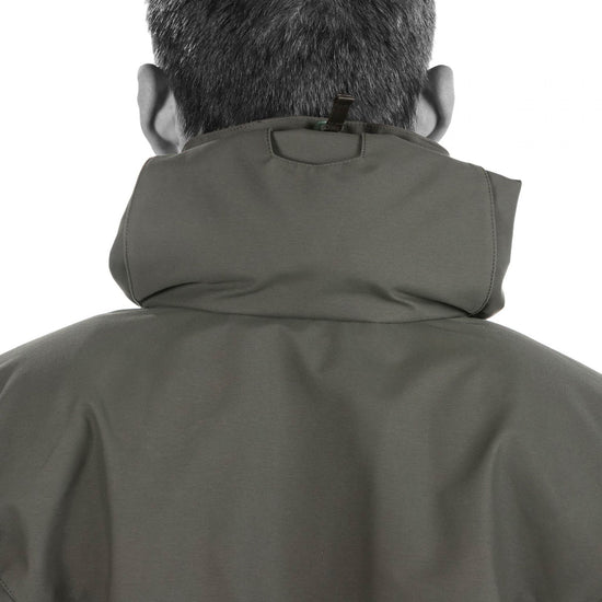 Two upper-arm and two lower-arm pockets offer ample storage within reach.
