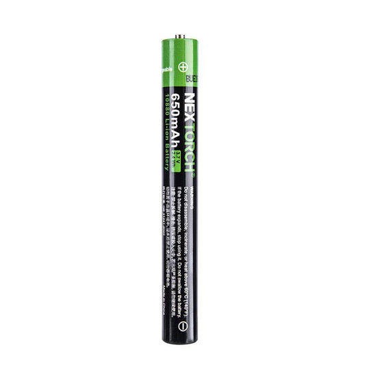 NEXTORCH - 10880 650mAh Li-ion Battery | USB-C Rechargeable