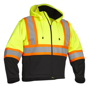 Hi Vis Re-Engineered Hi Vis Safety Softshell