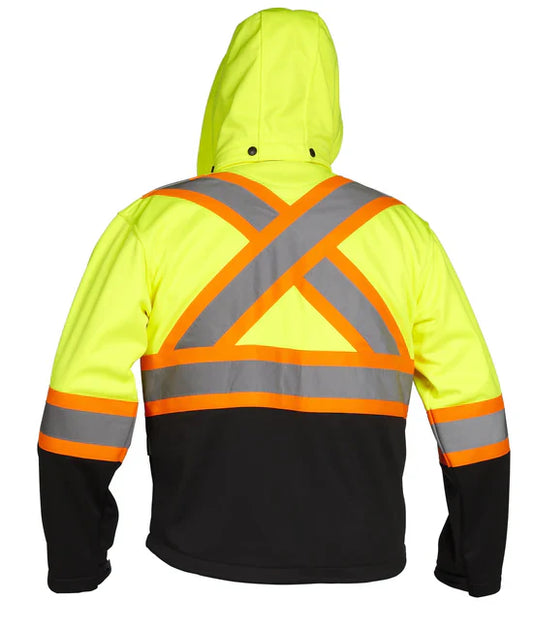 Hi Vis Re-Engineered Hi Vis Safety Softshell