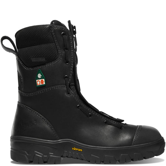 Modern Firefighter 8" Black Composite Toe